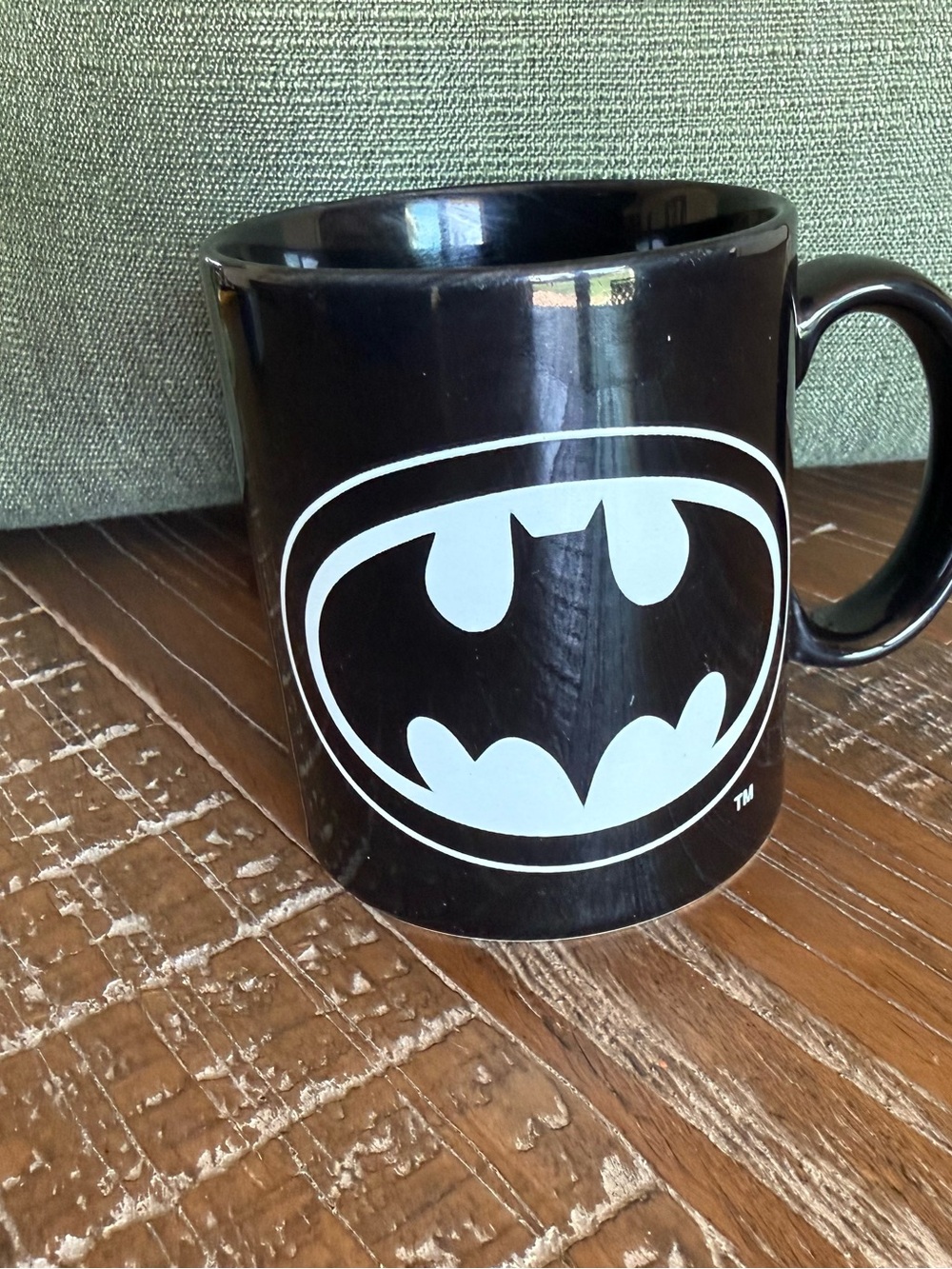 Batman Logo Black Ceramic Mug